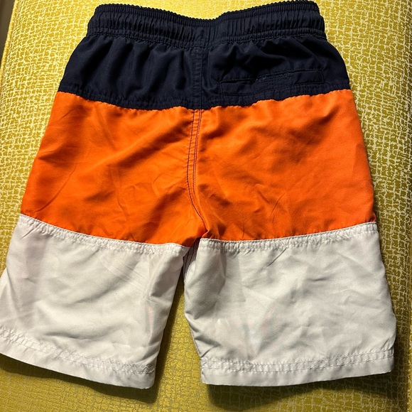 2/$10 Cat & Jack Kids Swim Trunks - Navy, Orange, White - Picture 3 of 4